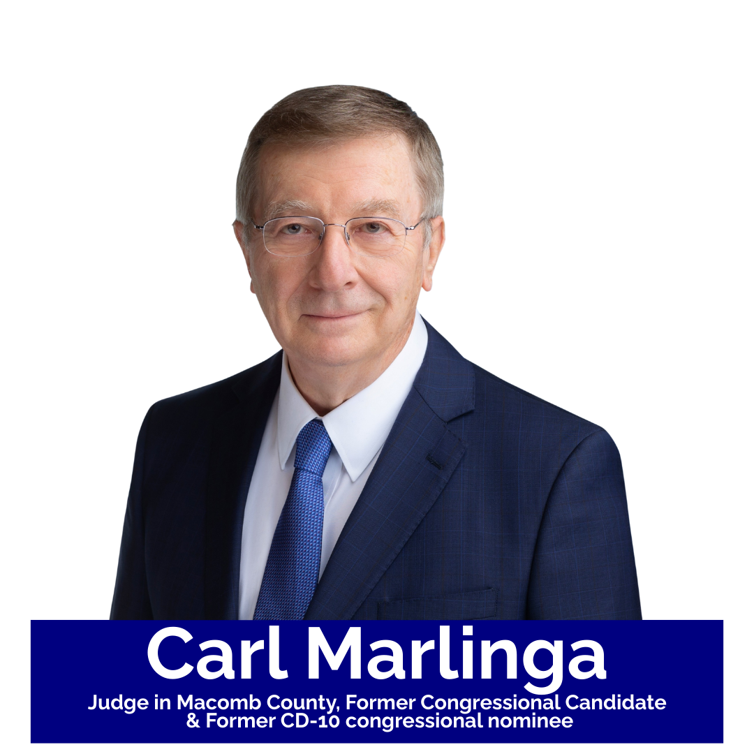 Image of Carl Malinga. Judge in Macomb County, Former Congressional Candidate &amp; Former CD-10 Congressional Nominee.